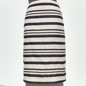 Striped Pencil Skirt